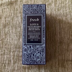 fresh Lotus AHA Gentle Resurfacing Serum NIB